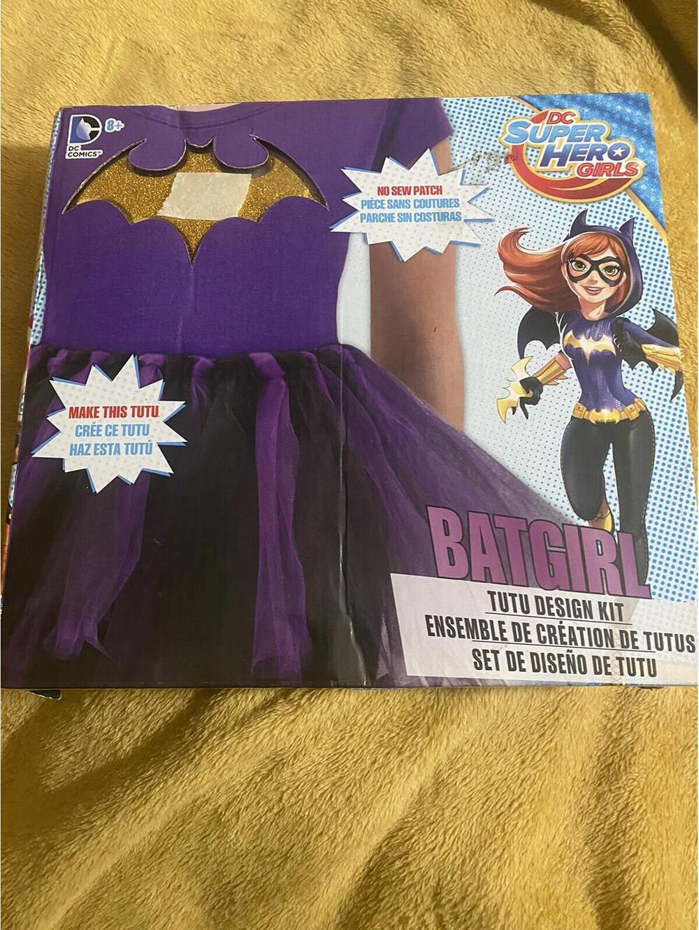 DC Super Hero Girls Batgirl Tutu Design Kit No Sew Patch